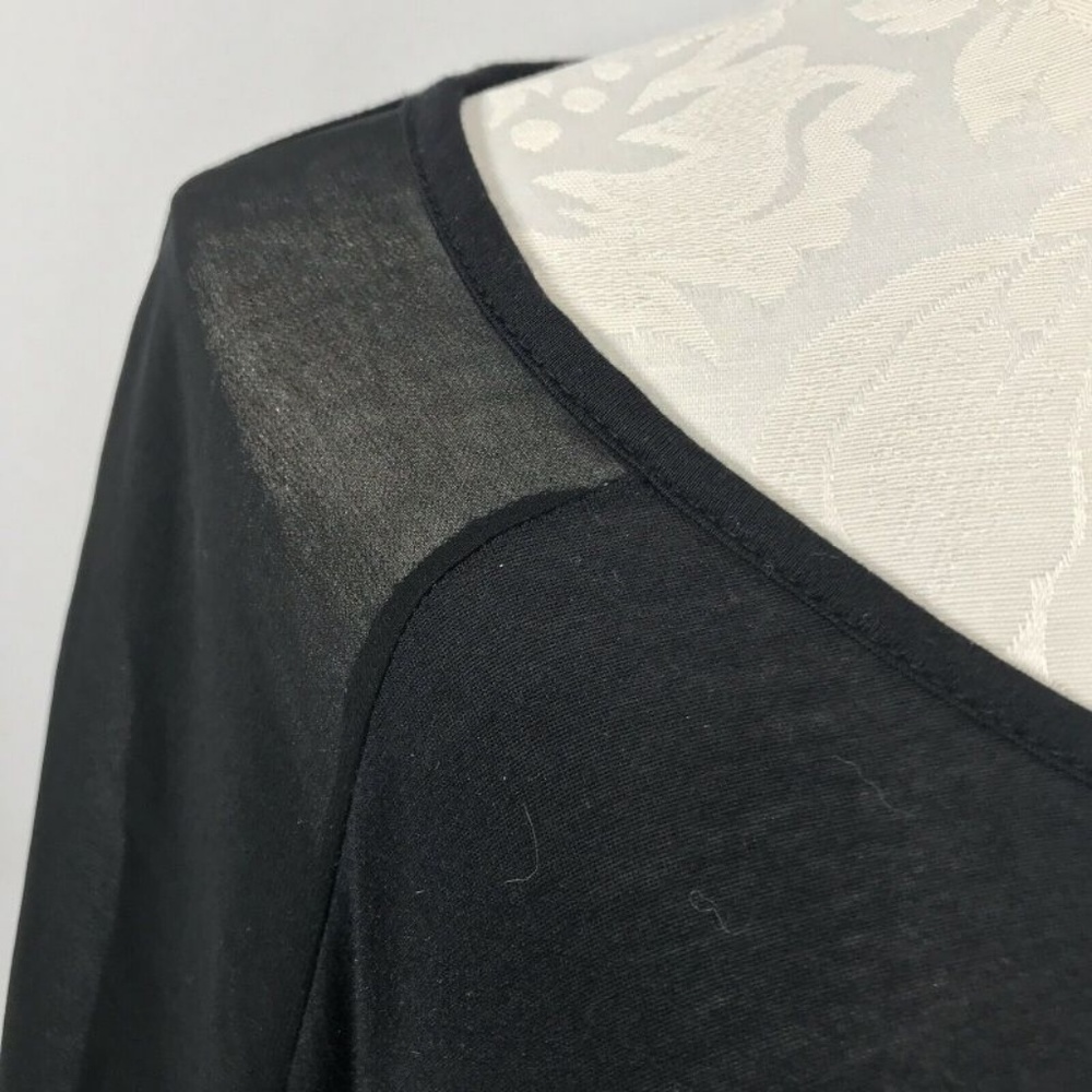 Haute Hippie size L TOP Dolman Sleeves Modal Combo - Picture 4 of 7